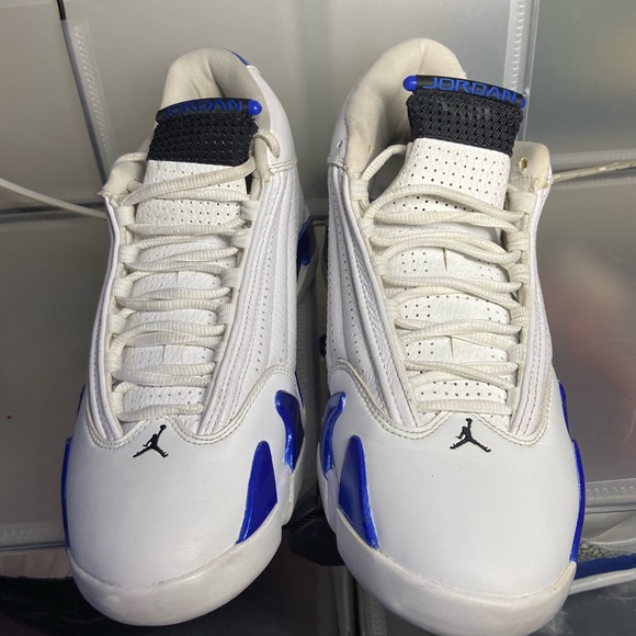 Jordan 14 hyper Royal size 10.5 retro with original box - Picture 4 of 7